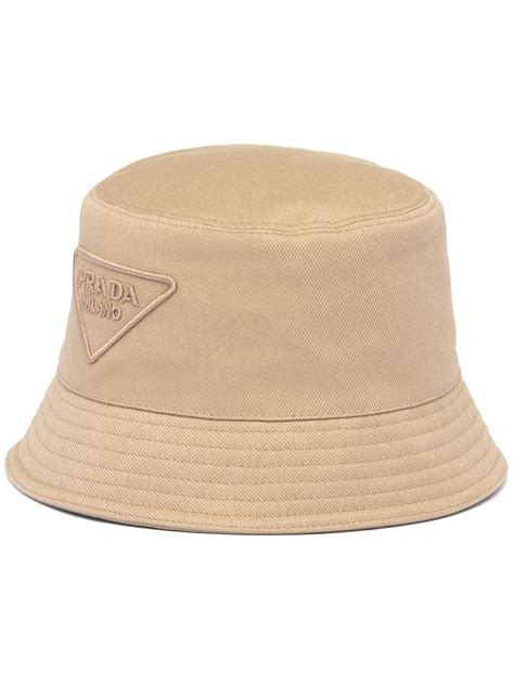 khaki prada bucket hat